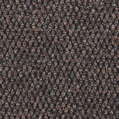 Teak textured logo mat material