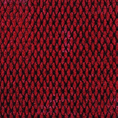 Solid Crimson textured logo mat material