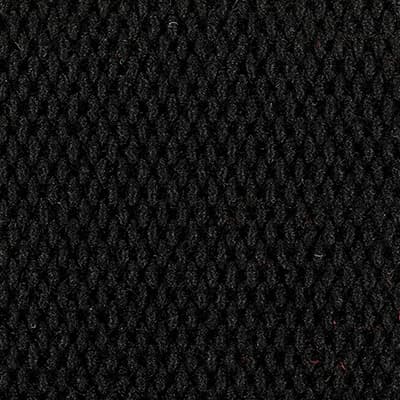 Solid Black textured logo mat material