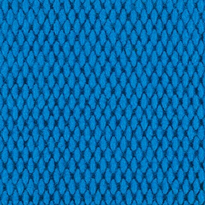 Royal Bue textured logo mat material