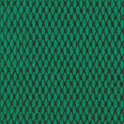 Kelly Green textured logo mat material