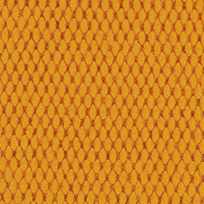 Gold textured logo mat material