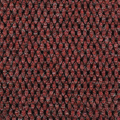 Burgundy textured logo mat material